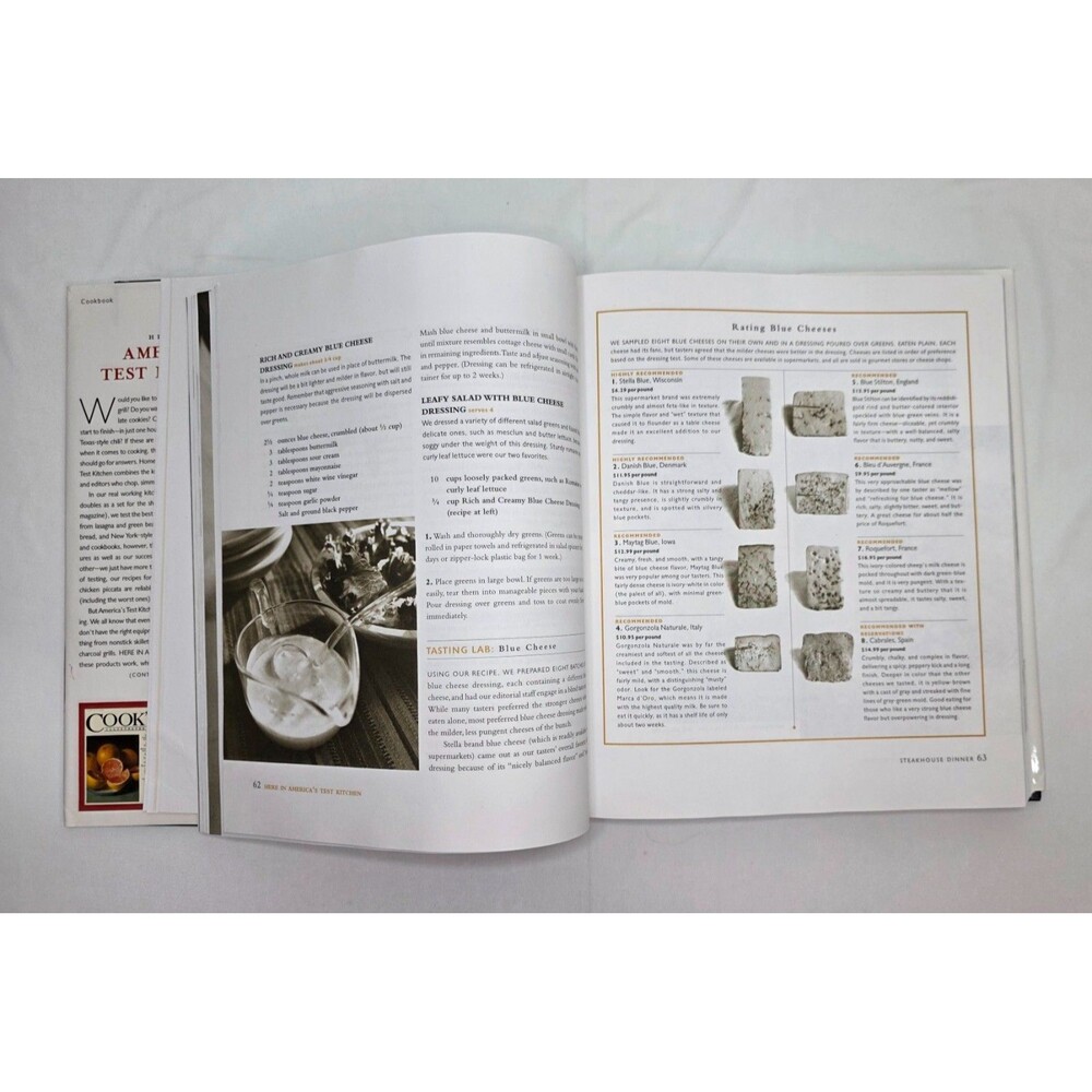 Here in America's Test Kitchen Cookbook | 2003 Cook's Illustrated | Hardcover - Picture 13 of 16